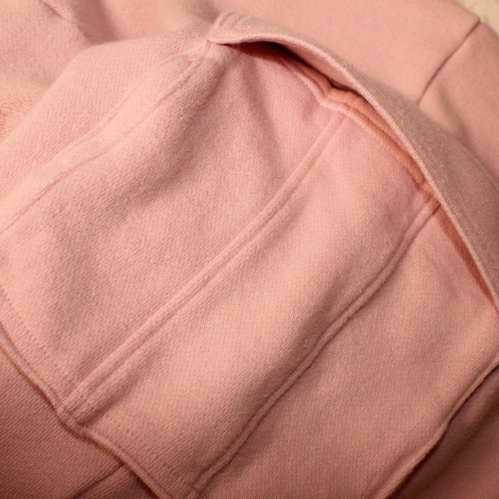 PINK FLEECE WIDE-LEG CARGO SWEATPANTS - Picture 2 of 13